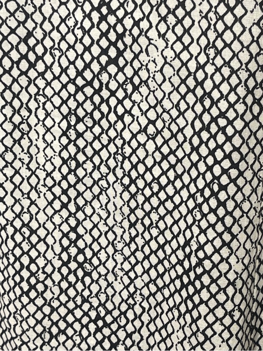 Eileen Fisher Chainette 100% Organic Cotton Print Wide Leg Pull On Pants Size XS - Picture 8 of 8